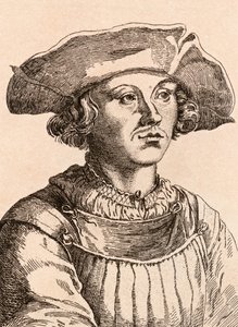 1817年にロンドンで出版された「オーセンティックオリジナルからの有名な画家の75の肖像画」のイラスト、バーナードファンオーリー 作： James Girtin